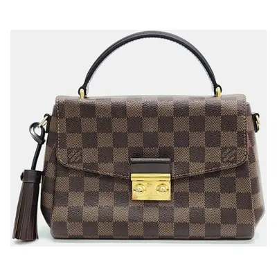 Louis Vuitton Brown Canvas Damier Croisette Shoulder Bag