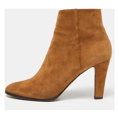 Jimmy Choo Tan Suede Ankle Length Booties Size 40.5