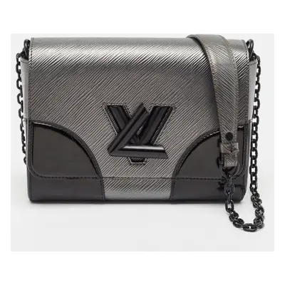 Louis Vuitton Anthracite Nacre/Black Epi Leather Twist MM Bag