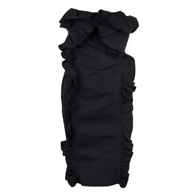 Giambattista Valli Black Ruffle Dress