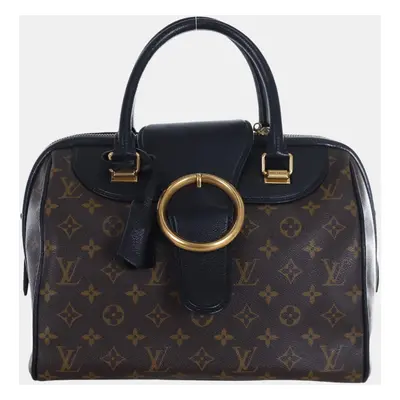 Louis Vuitton Black Monogram Canvas and Leather Limited Edition Golden Arrow Speedy Bag