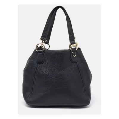 MICHAEL Michael Kors Black Leather Fulton Tote