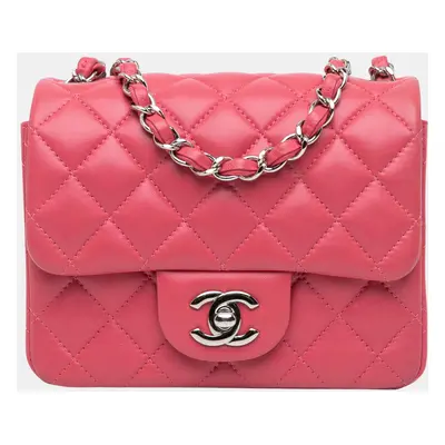 Chanel Mini Square Classic Lambskin Single Flap