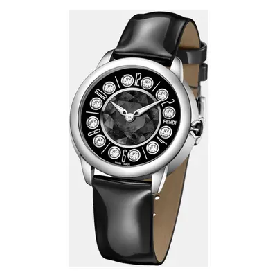 Fendi Black Calfskin leather watch