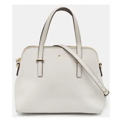 Kate Spade Grey Leather Cedar Street Maise Satchel