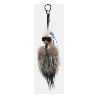 Fendi Multicolor Fur and Leather Karlito Bag Charm