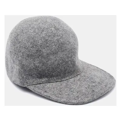 Stella McCartney Grey Wool Felt Baseball Cap