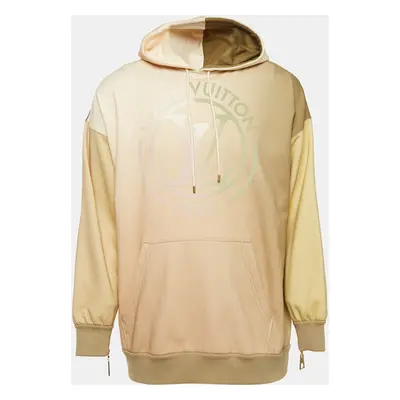 Louis Vuitton Multicolor Gradient Fleece Jersey LV Circle Hoodie