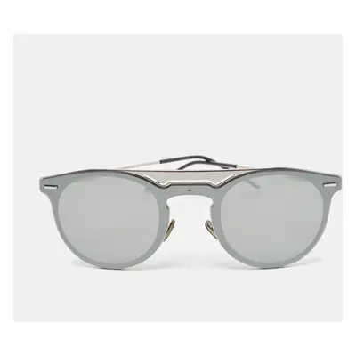 Dior Homme Grey Mirrored 0211S Round Sunglasses