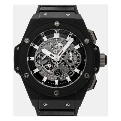 Hublot Black Ceramic King Power Automatic Men's Wristwatch mm