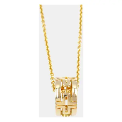 Bvlgari Parentesi Necklace 18k Yellow Gold Gold Metal