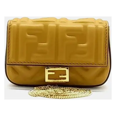 Fendi Nano Baguette Bag Charm And Mini Crossbody Bag