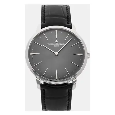 Vacheron Constantin Grey Platinum Patrimony Manual Winding Men's Wristwatch mm