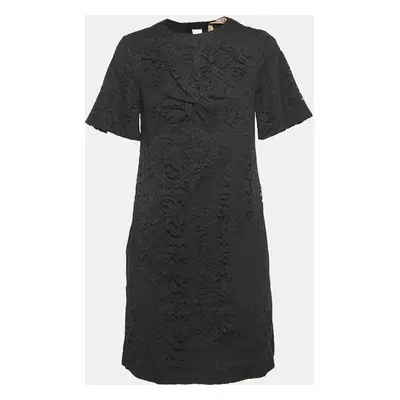 N21 Black Floral Patterned Lace Sheath Dress