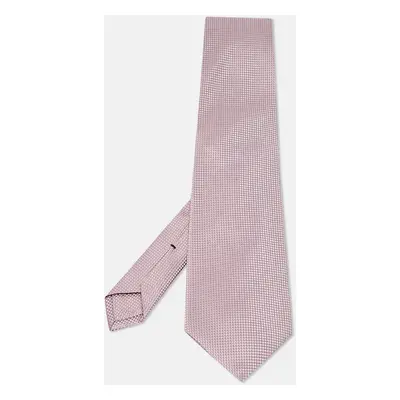 Tom Ford Pink Bucket Weave Silk Traditional Tie