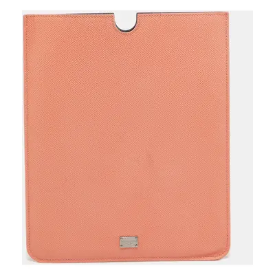 Dolce & Gabbana Peach Leather iPad Case