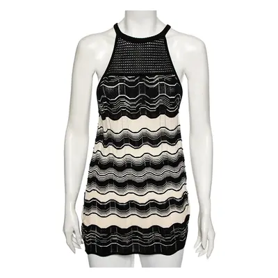 M Missoni Monochrome Knit Sleeveless Top