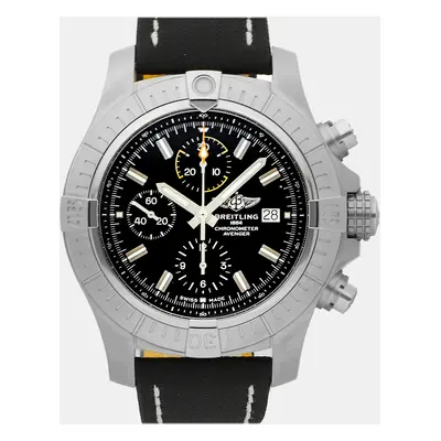 Breitling Black Stainless Steel Avenger A13317101B1X1 Automatic Men's Wristwatch mm