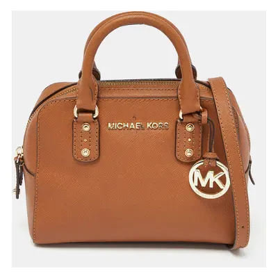 MICHAEL Michael Kors Brown Leather Satchel