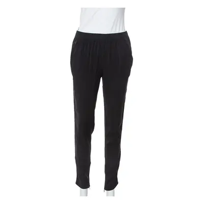 Gucci Black Silk Crepe Tapered Trousers