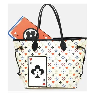 Louis Vuitton Multicolor Monogram Canvas Neverfull MM Game On Tote Bag