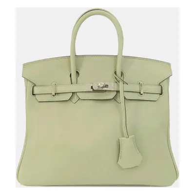 Hermes Green Swift Leather Birkin Tote Bag