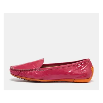 Stuart Weitzman Pink Patent Leather Loafers Size 39.5