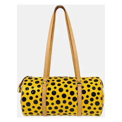 Louis Vuitton Yellow Vernis Dot Infinity Papillon Handbag