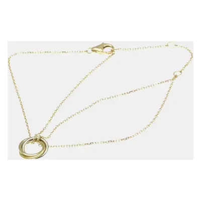 Cartier 18K Yellow Gold, Rose Gold, White Gold Trinity Chain Bracelet