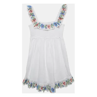 Zimmermann White Embroidered Cotton Dress (10 Yrs)