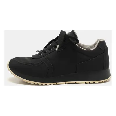 Prada Sport Black Nylon Low Top Sneakers Size