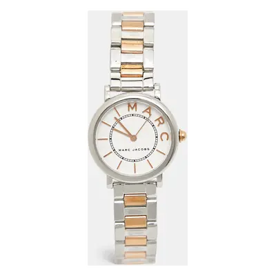 Marc By Marc Jacobs White Two-Tone Stainless Steel Roxy MJ3553 Women's Wristwatch