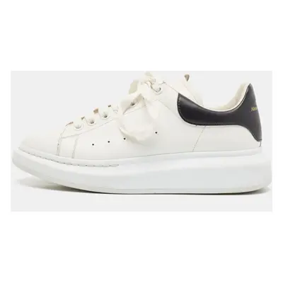 Alexander McQueen White Leather Oversized Sneakers Size