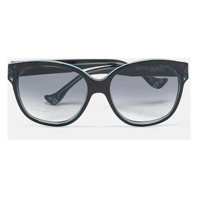 Kenzo Black/Blue Gradient KZ3134 Square Sunglasses