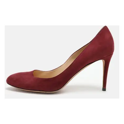 Jimmy Choo Burgundy Suede Pumps Size 39.5