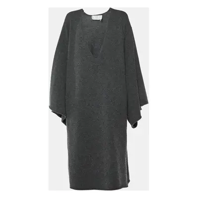 Chloe Grey Cashmere Knit Oversized Sweater Dress