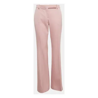 Alexander McQueen Pink Wool Formal Trousers