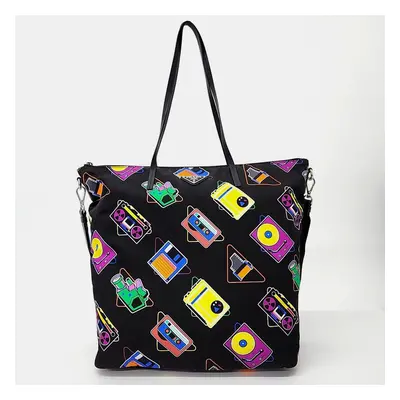 Prada Multicolor Fabric Shoulder Bag