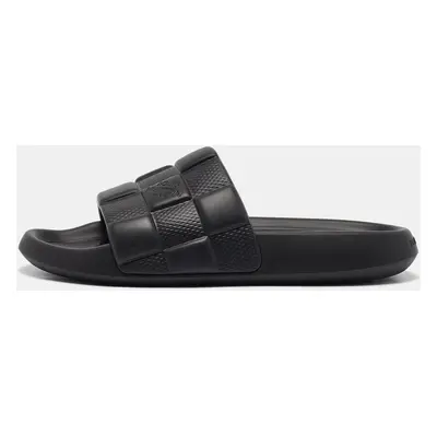 Louis Vuitton Black Rubber Waterfront Slide Sandals Size