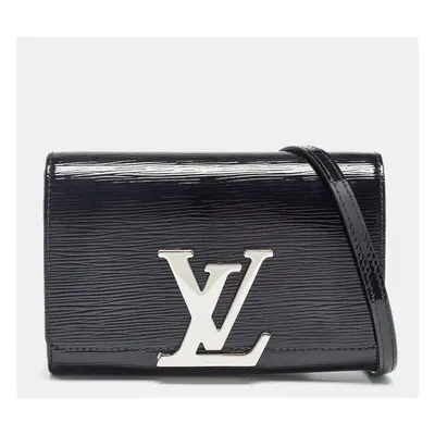 Louis Vuitton Black Electric Epi Leather Louise PM Bag