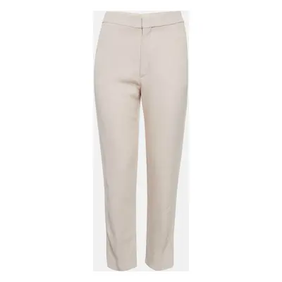 Chloe Pink Crepe Regular Trousers