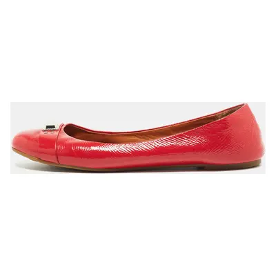 Marc by Marc Jacobs Red Patent Leather Ballet Flats Size