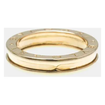 Bvlgari 18K Rose Gold B.Zero1 Band Ring EU