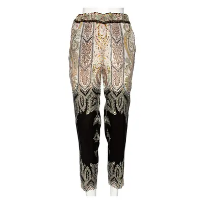 Etro Multicolor paisley Printed Sateen Pants