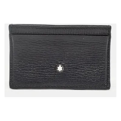 Montblanc Black Leather Meisterstuck Card Holder