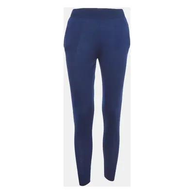 Stella McCartney Blue Wool Elasticated Waist Joggers