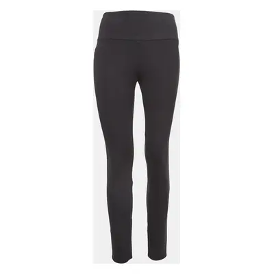 Theory Black Jersey High-Rise Leggings