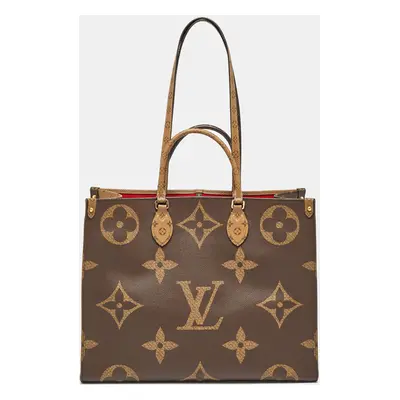 Louis Vuitton Monogram Reverse Giant Canvas OnTheGo GM Bag