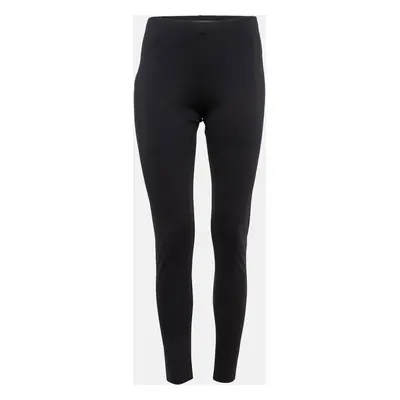 Roberto Cavalli Navy Blue Stretch Knit Leggings