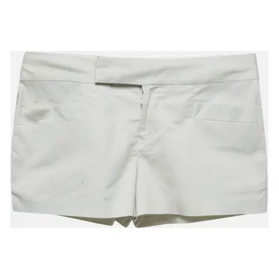 Club Monaco White Cotton Shorts